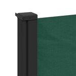 vidaXL Auvent latéral rétractable vert foncé 100x300 cm