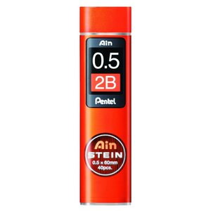 Etui de 40 mines 0 5 mm AIN STEIN C275 dureté 2B PENTEL