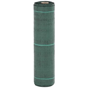 vidaXL Membrane anti-mauvaises herbes vert 0 5x200 m PP