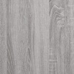 vidaXL Banc à chaussures sonoma gris 102x32x50 cm bois d'ingénierie