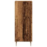 vidaXL Buffet vieux bois 34 5x34x90 cm bois d'ingénierie