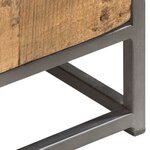 vidaXL Armoire à tiroirs 45 x 30 x 100 cm Bois de récupération massif