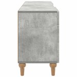 vidaXL Meuble TV Gris béton 150 x 31 x 50 cm Bois d'ingénierie