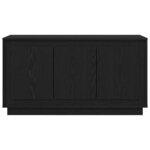 vidaXL Buffet Chêne noir 102 x 35 x 55 cm Bois d'ingénierie