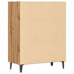 vidaXL Buffet chêne artisanal 70x34x90 cm bois d'ingénierie