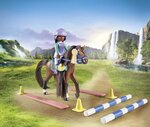 71355 Zoe  and  blaze avec parcours d'obstacles