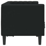 vidaXL Canapé Noir 174 x 74 5 x 70 5 cm PVC