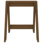 vidaXL Tabourets lot de 2 marron miel 40x40x45 cm bois massif de pin