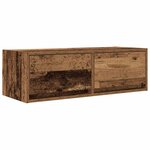 vidaXL Meubles TV 2 Pièces vieux bois 80x31x25 5 cm bois d'ingénierie