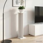 vidaXL Support de Plante 2 pièces Blanc 25 x 25 5 x 100 5 cm