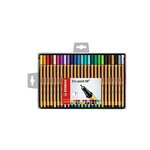 Coffret de 25 Stylo-Feutre POINT 88 Pointe Fine 0 4 mm couleurs assorties STABILO