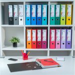 Classeur à Levier Prem'Touch Polypro Int / Ext Dos 80 mm Renforcé Framboise EXACOMPTA