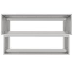 vidaXL Cache-pot de jardin Argent 100 x 60 x 45 cm Acier inoxydable