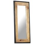 vidaXL Miroir 110x50 cm Bois de manguier massif