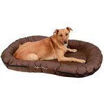 Kerbl Lit pour animaux Oxford Place 100 x 70 x 15 cm Marron 84992
