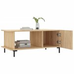 vidaXL Table basse chêne sonoma 90x50x40 cm bois d'ingénierie