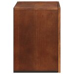 vidaXL Cabinet de salle de bain avec étagère Marron 38 x 33 5 x 48 cm
