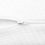 vidaXL Coussin de sommeil Uni Blanc 70 x 36 x 13 5 cm