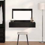 vidaXL Table de Toilette Noir 100 x 40 x 70 cm Bois d'ingénierie