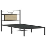 vidaXL Cadre de lit sans matelas chêne sonoma 90x200 cm