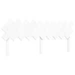 vidaXL Cadre de lit sans matelas blanc 200x200 cm bois massif de pin