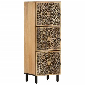 vidaXL Armoire latérale 40x33x110 cm bois massif de manguier