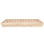 vidaXL Cadre de lit Bois massif 90x200 cm