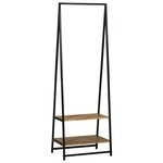 vidaXL Range-Vêtements 60x45x180 cm Bois d'Acacia