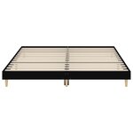 vidaXL Cadre de lit sans matelas noir 120x200 cm