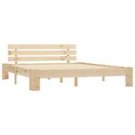 vidaXL Cadre de lit sans matelas 180x200 cm bois massif de pin