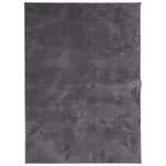 vidaXL Tapis HUARTE à poils courts doux lavable anthracite 140x200 cm
