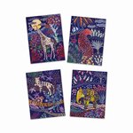 Djeco DJ09728 - 4 Cartes à gratter Nature luxuriante