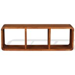 vidaXL Meuble TV Bois massif avec finition miel 120 x 30 x 40 cm