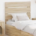 vidaXL Tête de lit Chêne Sonoma 80 cm Bois d'ingénierie