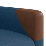 vidaXL Fauteuil inclinable Bleu Tissu