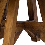 vidaXL Table basse Bois de récupération massif 60x45 cm Blanc