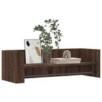 vidaXL Étagère murale chêne marron 100x35x30 5 cm bois d'ingénierie