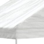 vidaXL Belvédère avec toit blanc 5 88x2 23x3 75 m polyéthylène