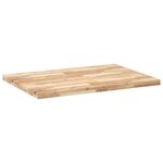 vidaXL Dessus de table rectangulaire 80x70x4 cm bois massif d'acacia