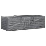 vidaXL Sacs de rangement pour coussins de jardin 2 Pièces noir