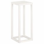 vidaXL Ensemble de supports pour plantes 3Pièces Blanc Bois de pin massif
