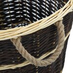 vidaXL Sac à dos bois de chauffage sangles de transport 57x51x69 cm