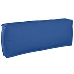 vidaXL Set de coussins de palette 3 Pièces Bleu royal 120 x 80 x 12 cm