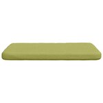 vidaXL Coussins de siège 4 Pièces Vert clair 40 x 40 x 3 cm tissu