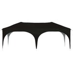 vidaXL Tente de fête pop-up 575 x 288 x 245 cm Noir Tissu Oxford