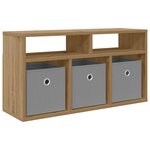 vidaXL Basboard avec tiroir Chêne artisanal 72 x 22 5 x 38 cm