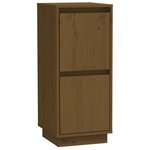vidaXL Buffets 2 Pièces Marron miel 31 5x34x75 cm Bois massif de pin