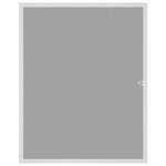 vidaXL Écran anti-insectes pour fenêtres Blanc 120 x 140 cm