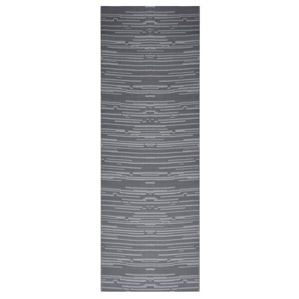 vidaXL Tapis d'extérieur ARAKIL anthracite 80 x 250 cm PP