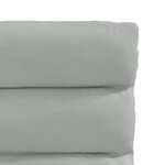 vidaXL Chaises à manger lot de 6 gris clair velours